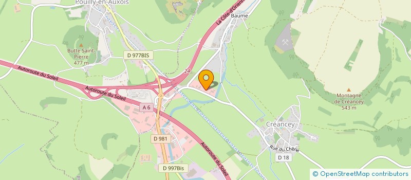 localisation de l'entreprise EZAP  CREANCEY