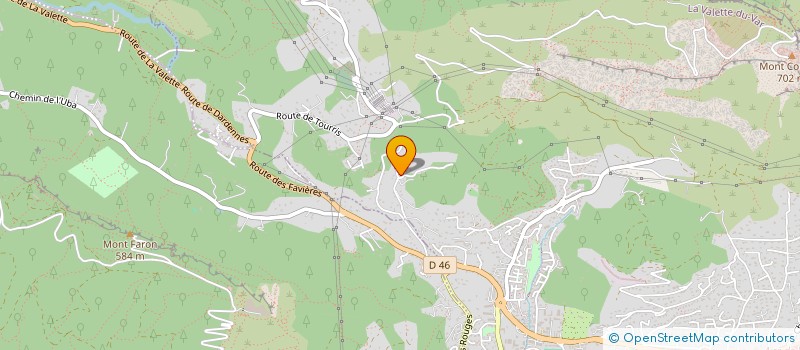 localisation de l'entreprise EZARYA CORP  LA VALETTE-DU-VAR