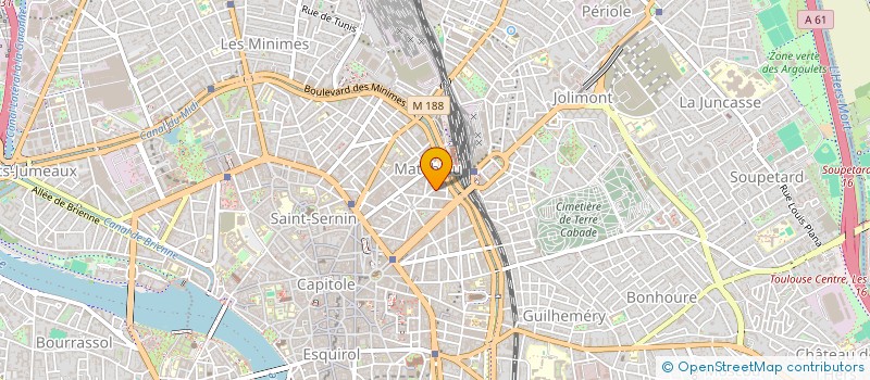 localisation de l'entreprise EZAWE CONSTRUCTION à TOULOUSE