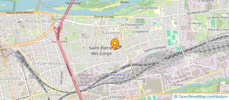 localisation de l'entreprise EZDI  SAINT-PIERRE-DES-CORPS