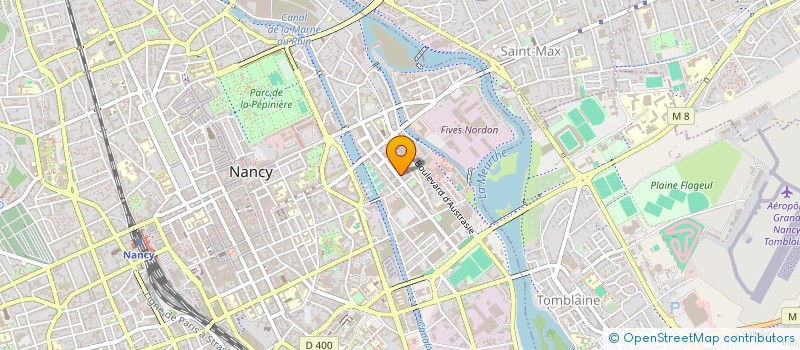 localisation de l'entreprise EZDI DISTRIBUTION à NANCY