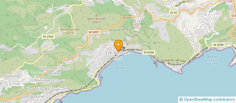 localisation de l'entreprise EZE TRAITEUR à EZE