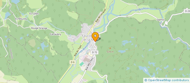 localisation de l'entreprise EZEL à FAUCOGNEY-ET-LA-MER
