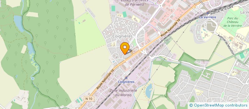 localisation de l'entreprise EZEL à COIGNIERES