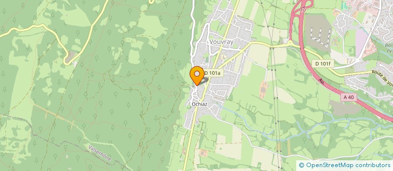 localisation de l'entreprise EZEL à VALSERHONE