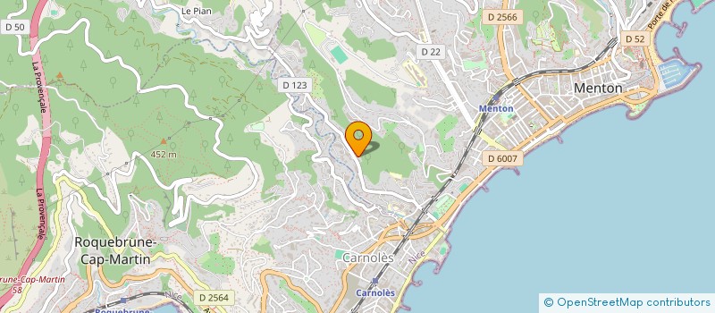 localisation de l'entreprise EZEL à MENTON