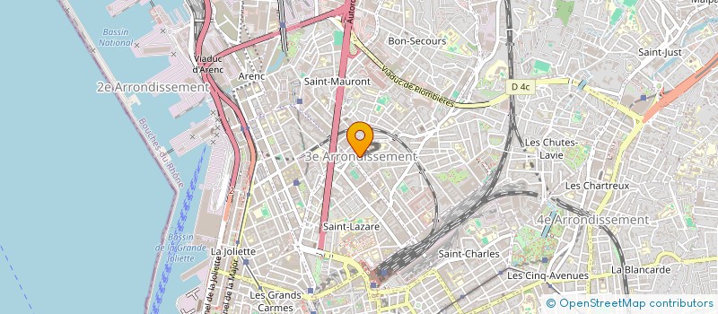 localisation de l'entreprise EZEL DESTOCKAGE  MARSEILLE