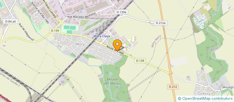 localisation de l'entreprise EZEL MODE  MITRY-MORY