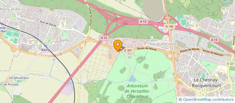 localisation de l'entreprise EZELEM  LE CHESNAY-ROCQUENCOURT