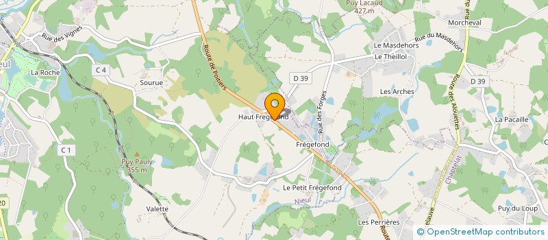 localisation de l'entreprise EZEQUIEL AUTOMOBILES à NIEUL