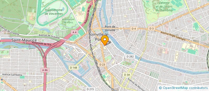 localisation de l'entreprise EZEQUIEL SANTOS CHAUFFEUR  JOINVILLE-LE-PONT