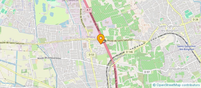 localisation de l'entreprise EZER FRANCE  MORIERES-LES-AVIGNON