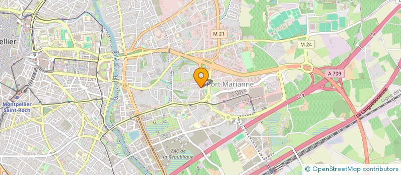 localisation de l'entreprise EZERA à MONTPELLIER