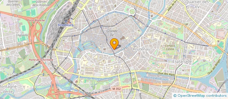 localisation de l'entreprise EZH  STRASBOURG