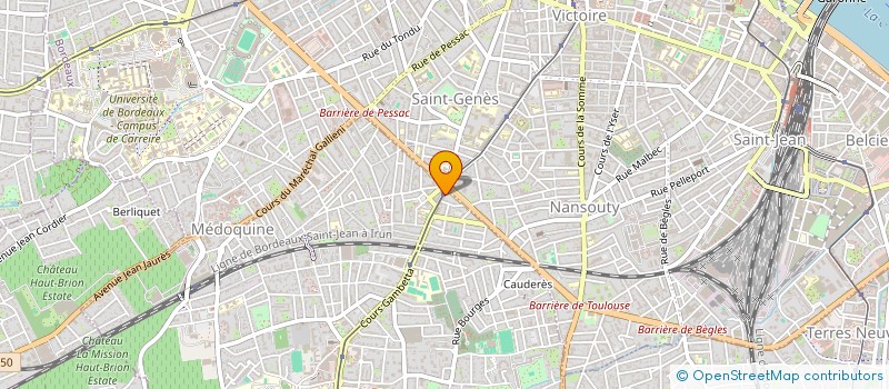 localisation de l'entreprise EZI  TALENCE