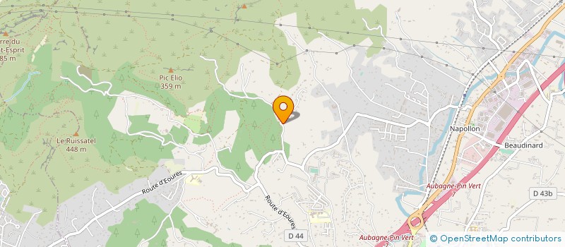 localisation de l'entreprise EZIALIS  AUBAGNE