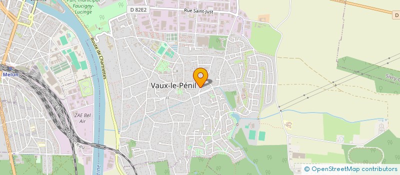 localisation de l'entreprise EZIATYS à VAUX-LE-PENIL