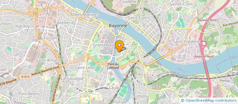 localisation de l'entreprise EZIN ASEAK à BAYONNE