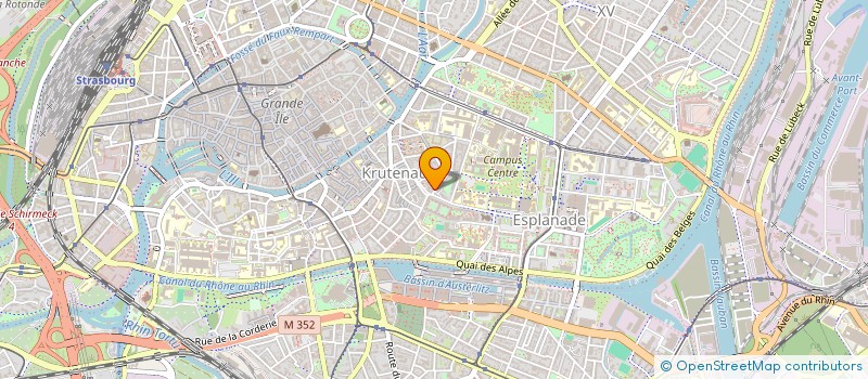 localisation de l'entreprise EZIO à STRASBOURG