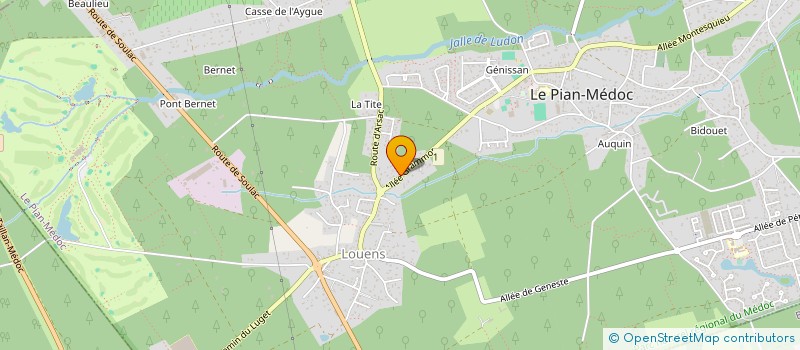 localisation de l'entreprise EZIO à LE PIAN-MEDOC