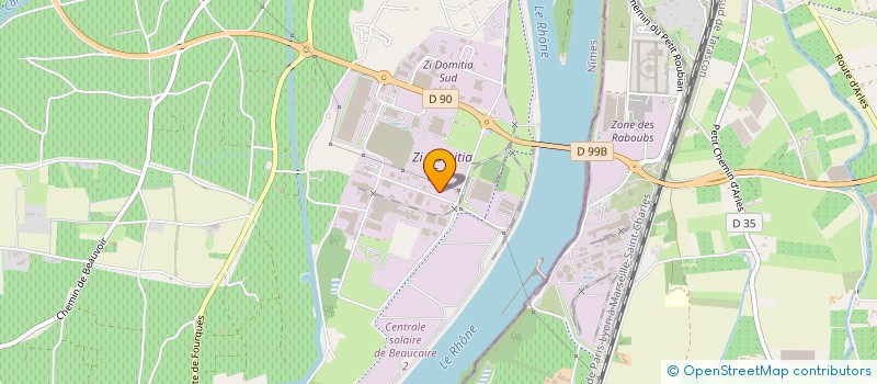 localisation de l'entreprise EZIO  BEAUCAIRE