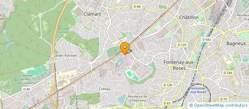 localisation de l'entreprise EZION à CLAMART