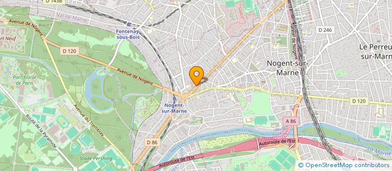 localisation de l'entreprise EZKO  NOGENT-SUR-MARNE