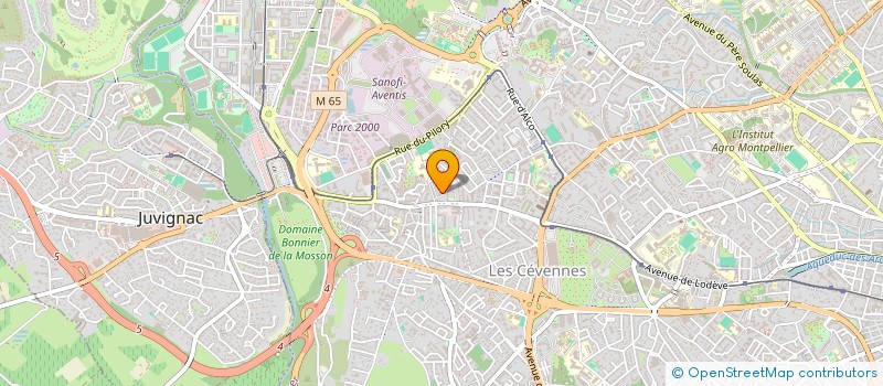 localisation de l'entreprise EZNO à MONTPELLIER