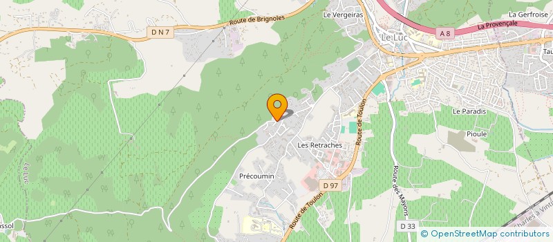 localisation de l'entreprise EZNOT à LE LUC