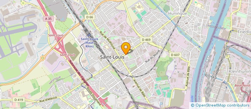 localisation de l'entreprise EZO à SAINT-LOUIS