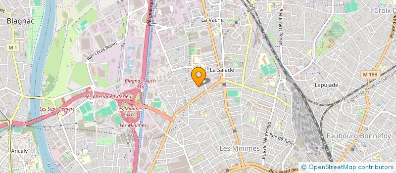 localisation de l'entreprise EZO à TOULOUSE