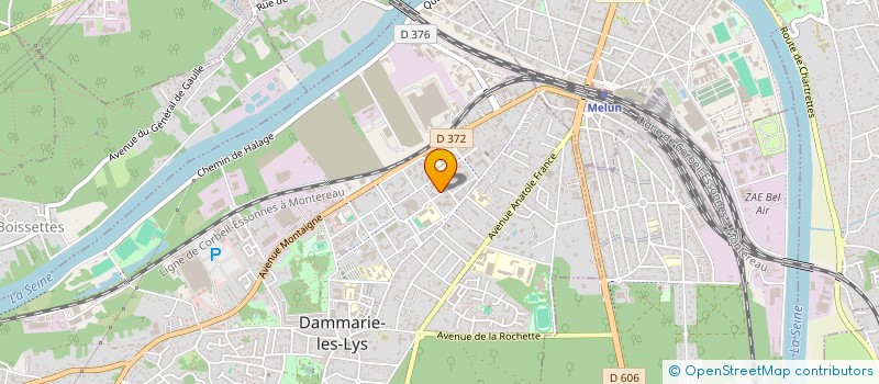 localisation de l'entreprise EZO-BAT  LIEUSAINT