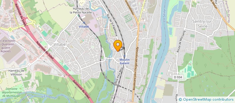 localisation de l'entreprise EZO NETTOYAGE à CORBEIL-ESSONNES