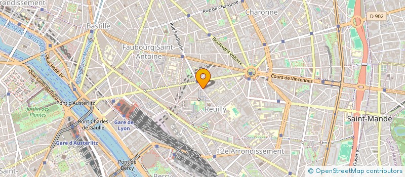 localisation de l'entreprise EZO PR à PARIS