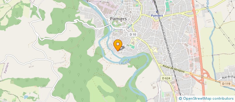 localisation de l'entreprise EZO TOP à PAMIERS