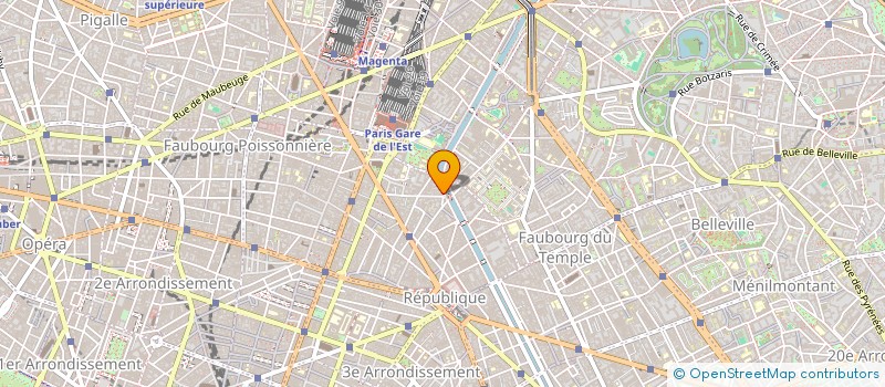 localisation de l'entreprise EZOHM EKTA PRODUCTIONS  PARIS