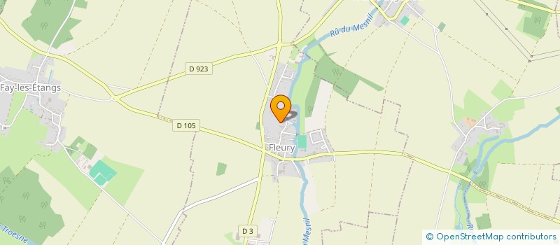 localisation de l'entreprise EZONY  FLEURY