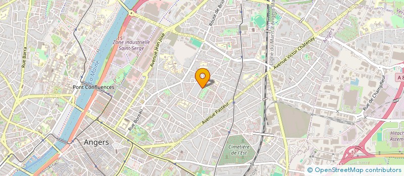 localisation de l'entreprise EZPZ à ANGERS