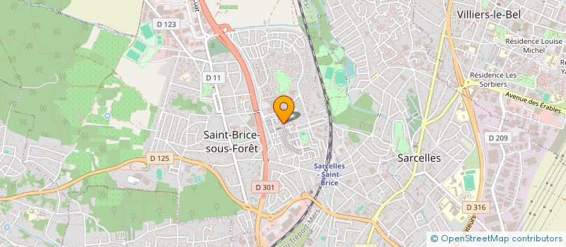 localisation de l'entreprise EZRA à SAINT-BRICE-SOUS-FORET