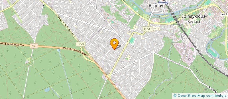 localisation de l'entreprise EZRA à BRUNOY