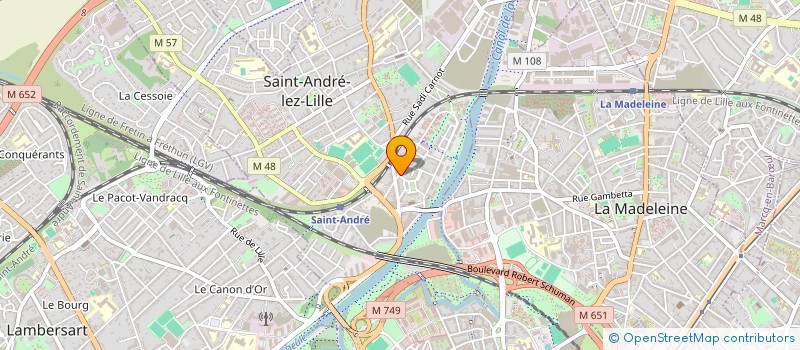 localisation de l'entreprise EZRAM CAPITAL GROUP  SAINT-ANDRE-LEZ-LILLE