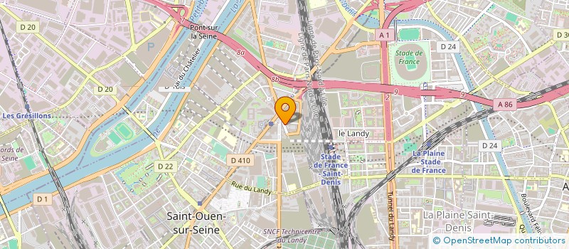 localisation de l'entreprise EZRATIS  SAINT-DENIS