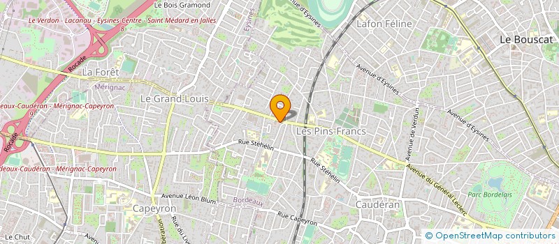 localisation de l'entreprise EZRIDE à BORDEAUX
