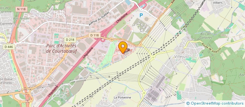 localisation de l'entreprise EZTHET  VILLEJUST