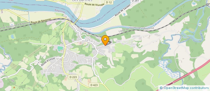 localisation de l'entreprise EZTIA à HASPARREN