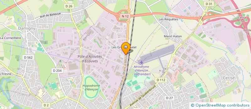 localisation de l'entreprise EZY SMART à ALENCON