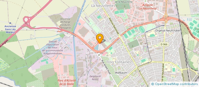 localisation de l'entreprise EZYALINE  SAINT-BRICE-COURCELLES