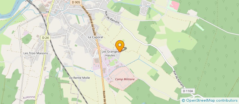 localisation de l'entreprise EZYOHM  AUXONNE