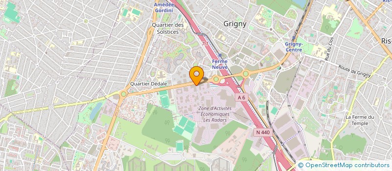 localisation de l'entreprise EZYSMART S.A.S. à GRIGNY