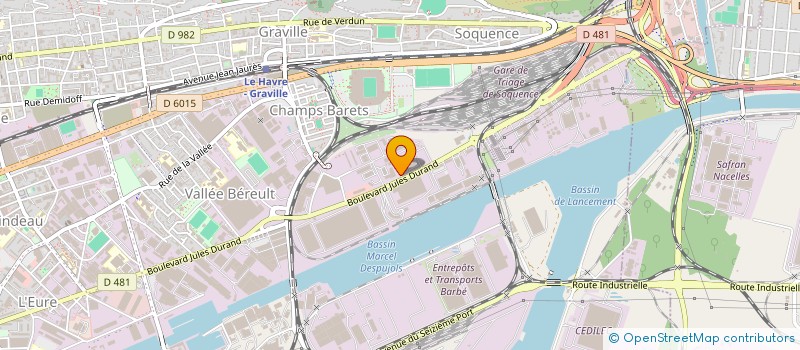 localisation de l'entreprise EZZ PALETTES à LE HAVRE